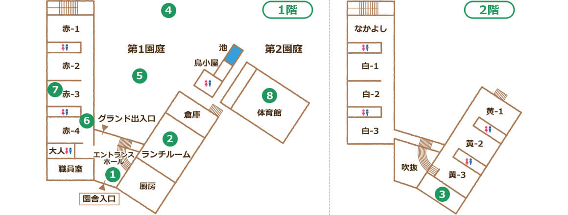 園内の地図
