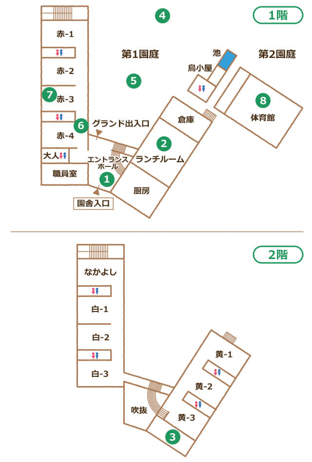 園内の地図